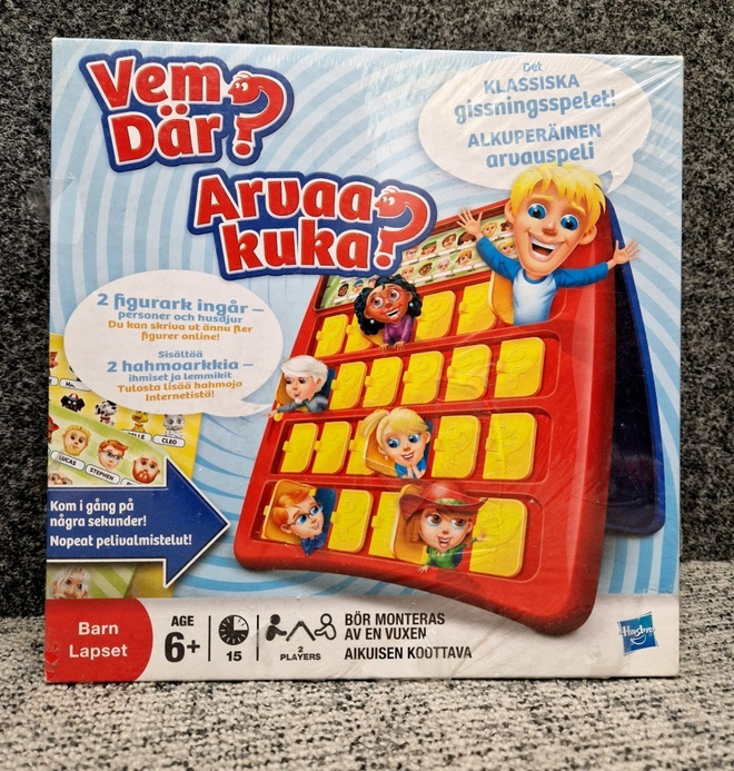 Arvaa kuka peli vuodelta 2011 uusi muoveissa