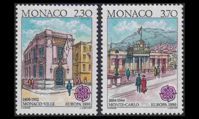 Monaco 1961-2A ** Europa postirakennuksia (1990)