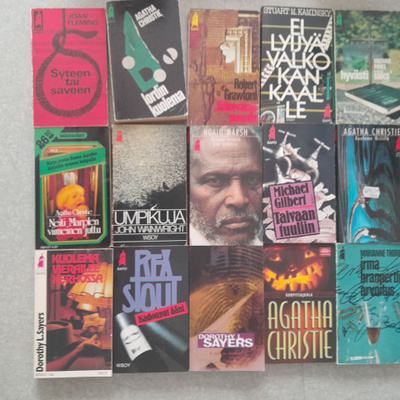 Sapo pokkarit,agatha christie,jännitys