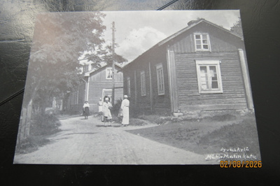 VANHAA JYVÄSKYLÄÄ NÄKYMÄ MÄKI-MATIN KADULTA 1920 LUVULTA UP