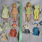 Paperinuket Carol 2 kpl 1940-50-luku - pikkukuva 1