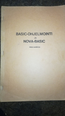 Rare ! 1974 Basic-ohjelmointi ja Nova-Basic