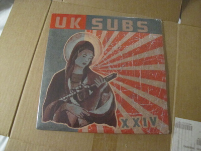 UK subs XXIV lp 2x10 tuumainen 5.painos gatefold väri