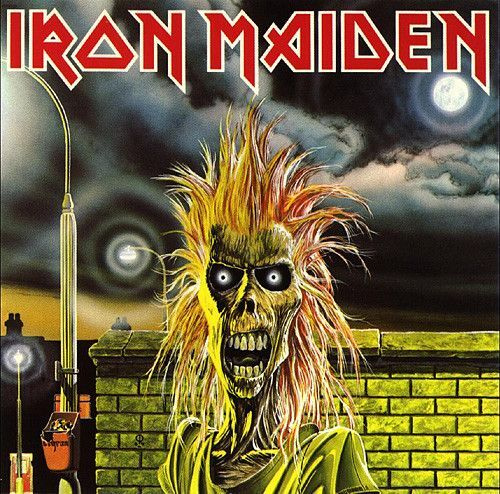 Iron Maiden (CD) NEAR MINT!! s/t Vanha painos