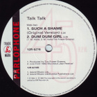 Talk Talk – Such A Shame - vinyyli maxi - pikkukuva 2