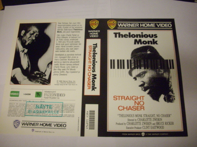 Vhs kansipaperi Fix -  Thelonious Monk STRAIGHT NO CHASER