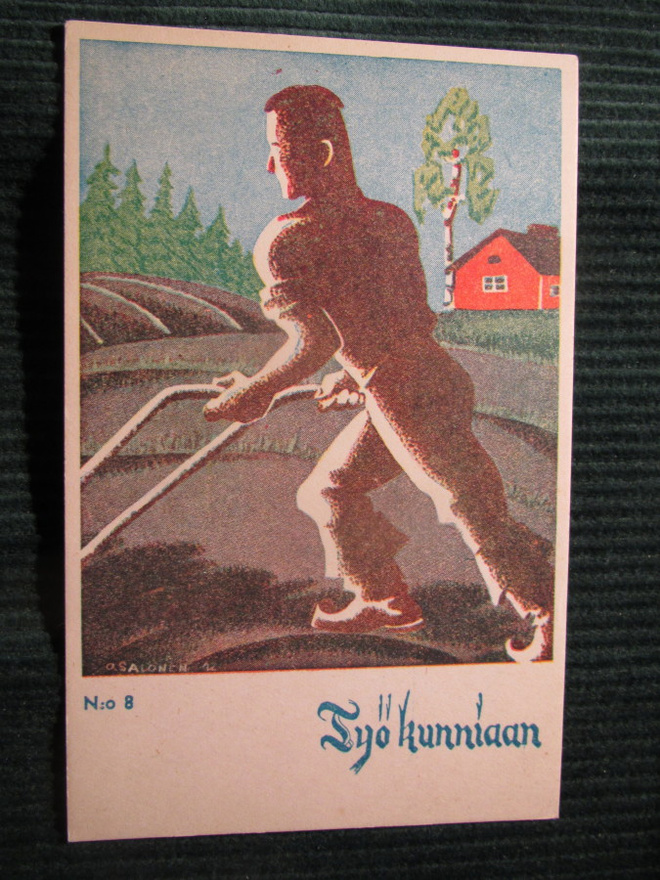 Työ kunniaan.  Kortti N:o 8