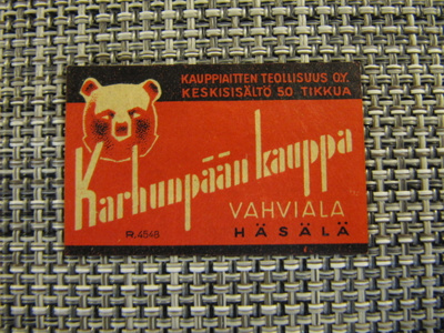Karhunpään kauppa Vahviala Häsälä.