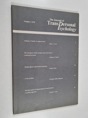 The Journal of Transpersonal Psychology 1/1976