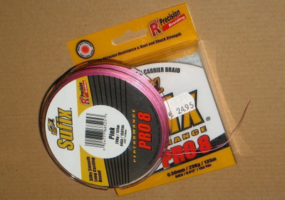 Kuitusiima Sufix Pro8 0.30 pink