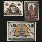 Saksa Notgeld 10, 25, 50 Pfg, Teterow 1922 - pikkukuva 1