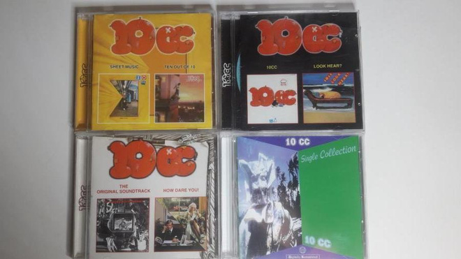10 CC  2on1  CD .  Kaksi albumia yhdellä cd:llä.
