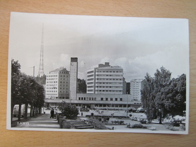 VANHA Postikortti Lahti 1950-l Alkup. Mallikappale