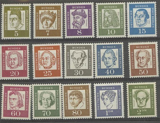 Berlin Mi 199-213 ++