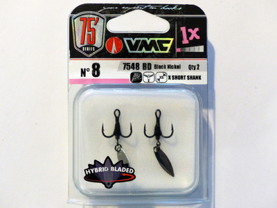 VMC 7548BD VMC 7552B Light Inline Barbless kolmihaarak No: 8