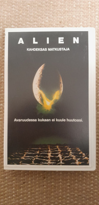 Alien – Kahdeksas matkustaja (1979) VHS vuokrakasetti.