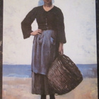 KULKEMATON AUKUSTI UOTILA MAALAUS OSTERIN POIMIJA 1880 - pikkukuva 1