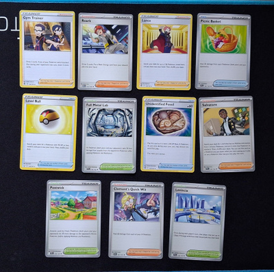 Pokemon trainer kortit 11kpl (#5)