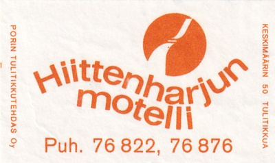 Hiittenharju, Hiittenharjun motelli  , 1/12