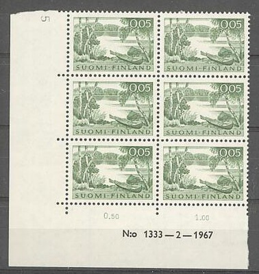 1963  5p rantamaisema nro-6lo 1333 ++