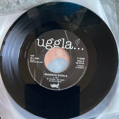 7" single Magnus Uggla I. Q./Raggare EX-