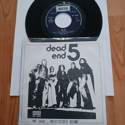 Dead End 5 – ME 262 7" ps orig 1976 Rock uusi mint rare