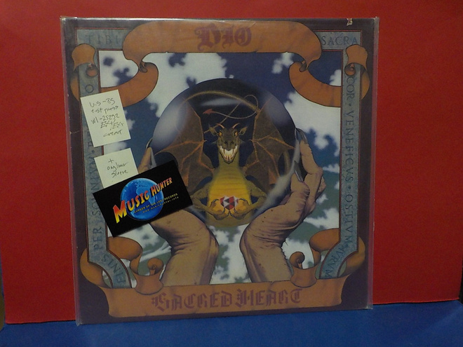 DIO - SACRED HEART EX+/EX+ U.S -85 1ST PRESS LP