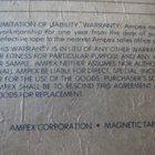 Ampex Precision Magnetic Tape - pikkukuva 4