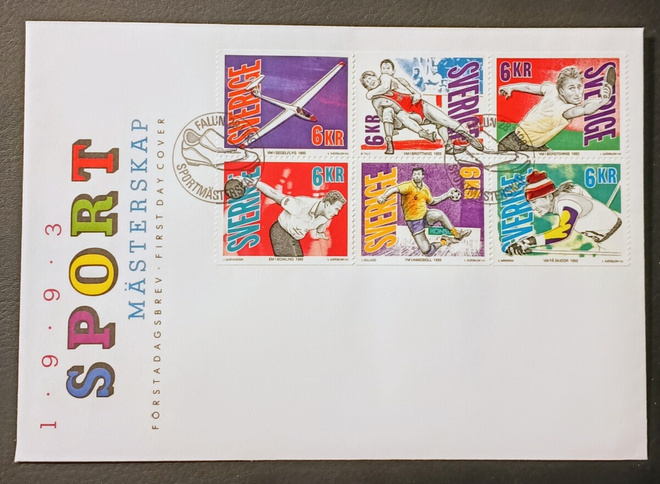 1993 FDC Urheilu MM- ja EM-kisat