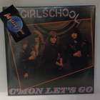 GIRLSCHOOL - C'MON LET'S GO EX+/M- 10" MAXI - pikkukuva 1