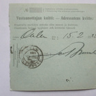 1923 Vaasa postiosoitus jääkärikapteenille myöh everstille - pikkukuva 2