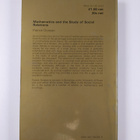 Mathematics and the Study of Social Relations - pikkukuva 2