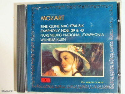 Mozart : Pieni yösoitto ja Sinfoniat No. 39 ja 40 -     CD
