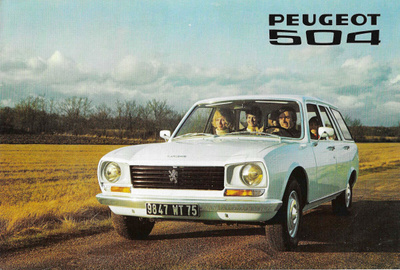 1972 Peugeot 504 Commerciale esite - KUIN UUSI