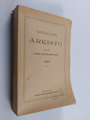 Historiallinen arkisto XXXIX