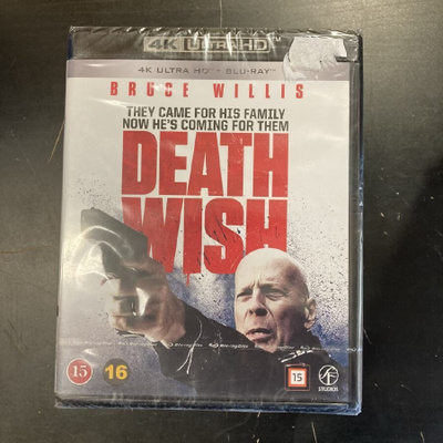 Death Wish 4K Ultra HD+Blu-ray (UUSI)