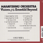 Mahavishnu Orchestra - Visions of the Emerald Beyond (CD) - pikkukuva 2