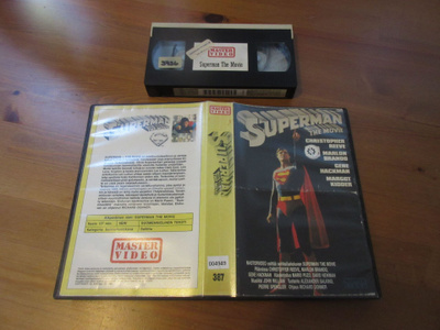 Superman The Movie (Master Video) VHS FIx Christopher Reeve