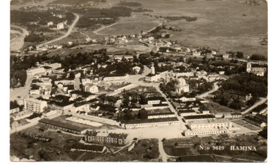 HAMINA: Ilmakuva (Karhumäki n:o 9619 mv)
