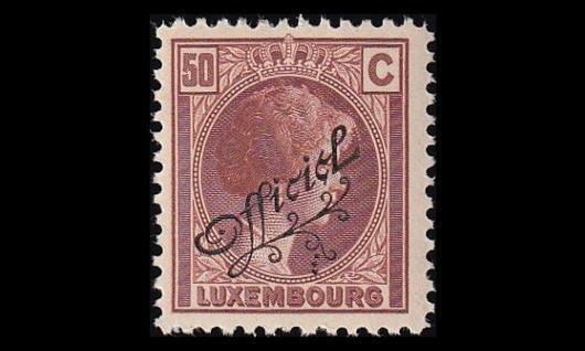 Luxemburg 143 ** Virkamerkki 50 C (1926)