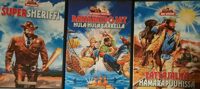 BUD SPENCER & TERENCE HILL ELOKUVIA 3DVD