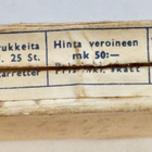 VANHA Savuke Tupakka Aski Kerho 2 Pietarsaari - pikkukuva 3