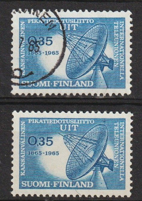 1965 Pikatiedotusliitto UIT-merkki leimattuna ja **