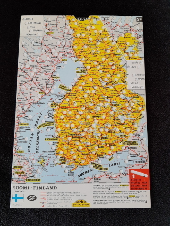 VÄLIMATKALASKURI Benco-Verlag 1980 -luku