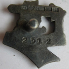 VANHA Ruuvimerkki Rähinäremmimerkki JR10 Hopeaa 1940 - pikkukuva 2