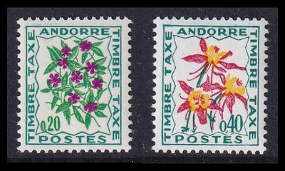 Andorra Fr P_51-2 ** Porto kukkia (1971)