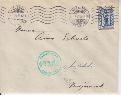 FDC 1938 rintamamies