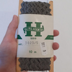 Harmaa vintage siksak-nauha 10 m - pikkukuva 5