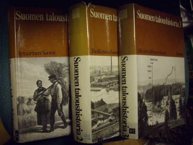 Jutikkala ym.: Suomen Taloushistoria 1-3  ( 1 p. 1983-85 )