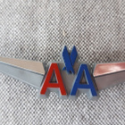 American Airlines lentoyhtiö vintage rintaneula - pikkukuva 2